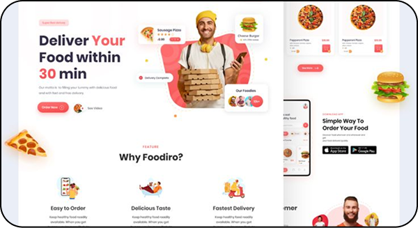 MNO Food Delivery Website